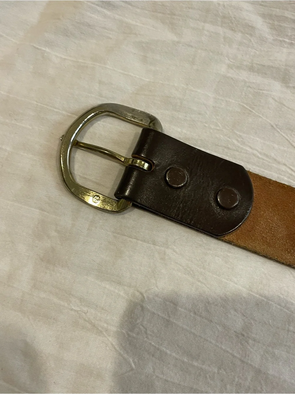 Justin Tooled Basketweave Leather Belt Brown Made USA Western Casual 38 40